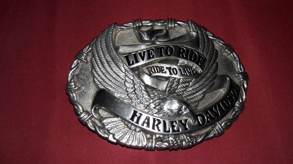 หัวเข็มขัดฮาเล่ย์ HARLEY-DAVIDSON MADE IN USA.