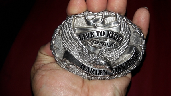 หัวเข็มขัดฮาเล่ย์ HARLEY-DAVIDSON MADE IN USA.