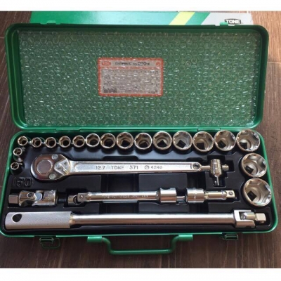 ขายชุดบ็อกรุ่นหกเหลี่ยม4หุน TONE Made in JAPAN. ระบบมิล