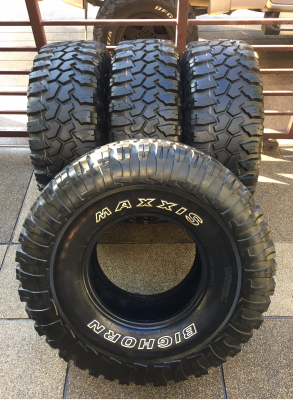ยาง Mud Maxxis 35 12.5 R15 ดอกเต็ม ไม่มีปะ ราคาไม่แพง ยาง Mud Maxxis 35 12.5 R15 ดอกเต็ม ไม่มีปะ ราคาไม่แพง