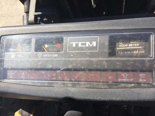 TCM FD20Z3  รถนอกเก่าญี่ปุ่น ดีเซล เสา 3 เมตร งาหนีบก้อนสี่เหลี่ยม