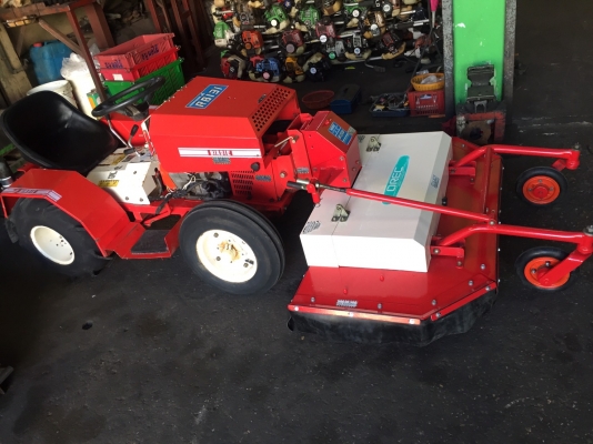 รถตัดหญ้า OREC ตัดหน้า 2 ใบ ตัดเครื่องคูโบต้า 11 HP