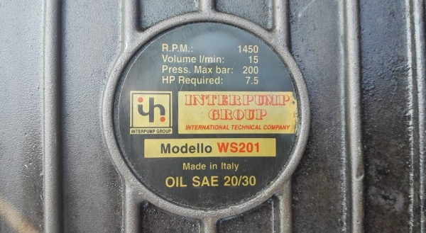 ** Sold ** ปั้มฉีดน้ำแรงดันสูงอิตาลี่ INTER PUMP แรงดัน 200 bar ชนเครื่องดีเซล HONDA 9 HP รุ่นใหม่ไดเร็กประหยัดน้ำมัน สตาร์ทติดทุกตัวงานประมูลของราชการ!!