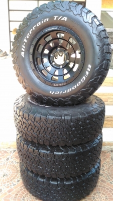 ขายล้อ Lenso max 4 พร้อมยาง BF KO2 ขนาด 265/75/16 ปี 15