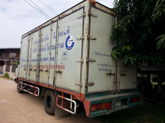 ขายรถบรรทุก HINO FC2W เครื่อง120แรง WO4D ยาว5เมตร ตู้แห้ง10บาน เอกสารเล่มทะเบียนพร้อมโอน