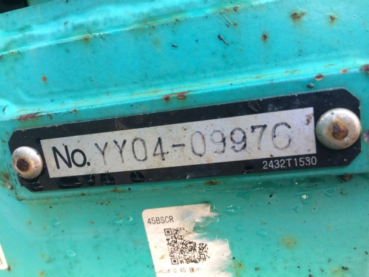 Kobelco SK135SR-1ES-YY04-09976 ปี 2007 สภาพสวยมาก ๆ นำเข้าจากญี่ปุ่น Kobelco SK135SR-1ES-YY04-09976 ปี 2007 สภาพสวยมาก ๆ นำเข้าจากญี่ปุ่น