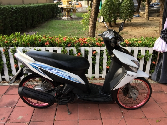ขาย honda click 110 cc ปี 2550 เครื่องเดิม ทะเบียนเลขสวย