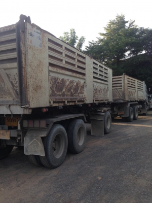 ขาย ISUZU 360 พ่วงแม่ลูกดั๊ม กระบะเหล็กสามิตร รถปี 56