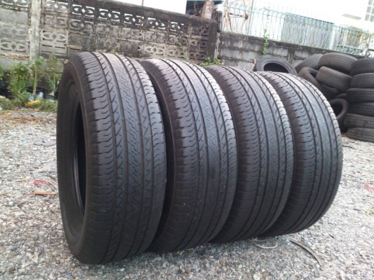 ขายยาง255/65R17 บริดสโตน อีโคเปีย ปี15 ดอกยางหนาสดไม่แตกลายไม่ร้าวไม่มีปะ จำนวน 1 ชุด