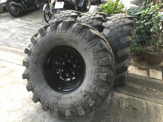 ล้อหยดน้ำ16x8 off-28 ยางCrocodile X Treme 36x12.5x16 ปี14