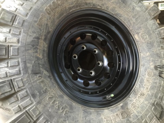 ล้อหยดน้ำ16x8 off-28 ยางCrocodile X Treme 36x12.5x16 ปี14