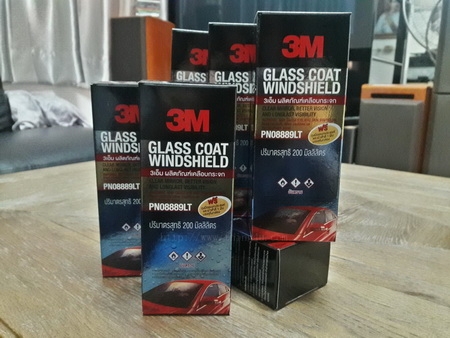 น้ำยาเคลือบกระจก 3M Glass coat windshield น้ำยาเคลือบกระจก 3M Glass coat windshield