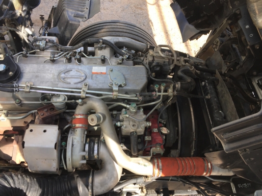 ขายรถพ่วง HINO 380 ซีรีส์500 ปี 56 ดั้มสามมิตร ยางดี ลูกสามเพลายาว 6.50 เมตร