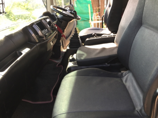 ขายรถพ่วง HINO 380 ซีรีส์500 ปี 56 ดั้มสามมิตร ยางดี ลูกสามเพลายาว 6.50 เมตร