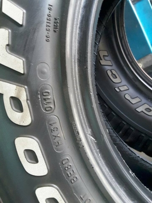 BF All USA. 265-70-16 ปี 10 สภาพดี มี 2เส้น