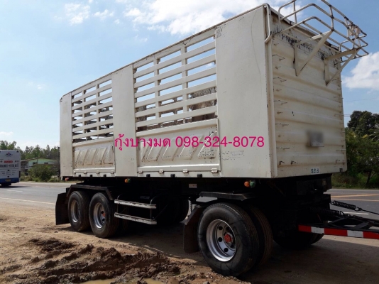 ขายรถพ่วงดัมพ์ Hino mega เครื่อง 344 แรง ปี 57 กระบะดัมพ์สามมิตรคอกเกษต ลูก 3 เพลาแท้ ทะเบียนพร้อม