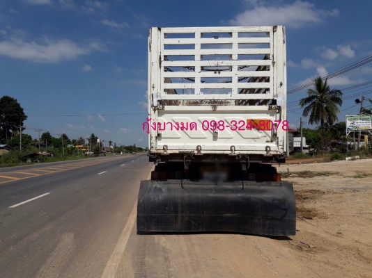 ขายรถพ่วงดัมพ์ Hino mega เครื่อง 344 แรง ปี 57 กระบะดัมพ์สามมิตรคอกเกษต ลูก 3 เพลาแท้ ทะเบียนพร้อม