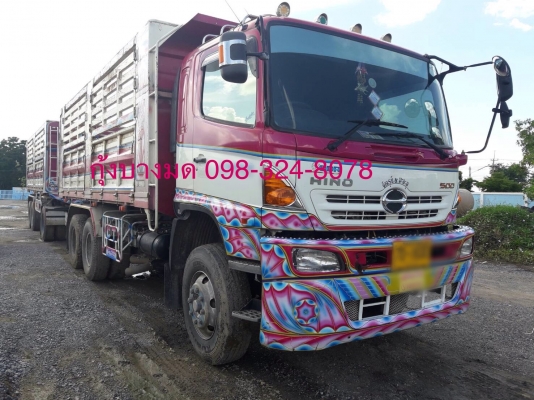 ขายรถพ่วงดัมพ์ Hino mega เครื่อง 344 แรง ปี 56 กระบะดัมพ์อู่ซีทีทรัค ลูก 3 เพลาแท้ ยาว 6.80 เมตร ขายรถพ่วงดัมพ์ Hino mega เครื่อง 344 แรง ปี 56 กระบะดัมพ์อู่ซีทีทรัค ลูก 3 เพลาแท้ ยาว 6.80 เมตร