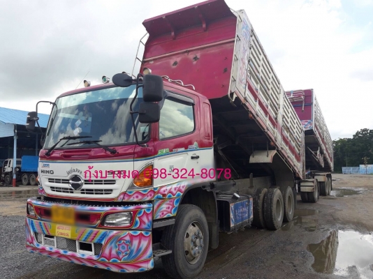 ขายรถพ่วงดัมพ์ Hino mega เครื่อง 344 แรง ปี 56 กระบะดัมพ์อู่ซีทีทรัค ลูก 3 เพลาแท้ ยาว 6.80 เมตร ขายรถพ่วงดัมพ์ Hino mega เครื่อง 344 แรง ปี 56 กระบะดัมพ์อู่ซีทีทรัค ลูก 3 เพลาแท้ ยาว 6.80 เมตร