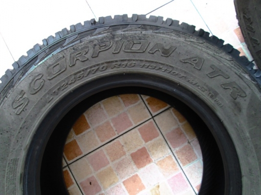 ขายยาง PIRELLI SCORPION ATR 245-70-16 (1ชุด)