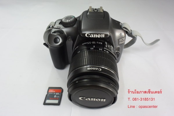 กล้อง DSLR Canon รุ่น EOS 1100D 12 ล้าน สภาพใหม่ ชัตเตอร์เพียง 7xx ที่ชาร์ท กระเป๋า CD เมม 8G ส่งฟรี กล้อง DSLR Canon รุ่น EOS 1100D 12 ล้าน สภาพใหม่ ชัตเตอร์เพียง 7xx ที่ชาร์ท กระเป๋า CD เมม 8G ส่งฟรี