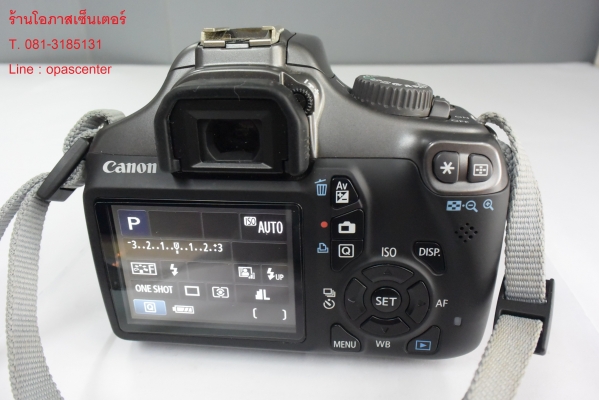 กล้อง DSLR Canon รุ่น EOS 1100D 12 ล้าน สภาพใหม่ ชัตเตอร์เพียง 7xx ที่ชาร์ท กระเป๋า CD เมม 8G ส่งฟรี