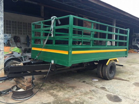 ขายเทรนเลอร์รถไถลาก  ดั้ม 4 ตัน  แบบ  1 เพลา  2 เพลา  ใส่ได้ทุกรุ่นตั้งแต่ 36 แรงขึ้นไป