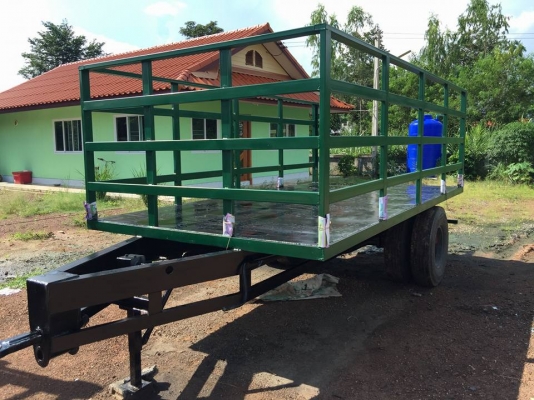 ขายเทรนเลอร์รถไถลาก  ดั้ม 4 ตัน  แบบ  1 เพลา  2 เพลา  ใส่ได้ทุกรุ่นตั้งแต่ 36 แรงขึ้นไป