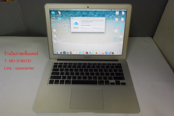 ลดราคา-โน้ตบุ๊ค MacBook Air 13นิ้ว mid2013 Core i5 1.3GHz Ram4G HDD128GB ที่ชาร์ท กระเป๋า สภาพใหม่ ลดราคา-โน้ตบุ๊ค MacBook Air 13นิ้ว mid2013 Core i5 1.3GHz Ram4G HDD128GB ที่ชาร์ท กระเป๋า สภาพใหม่