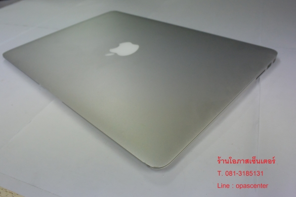 ลดราคา-โน้ตบุ๊ค MacBook Air 13นิ้ว mid2013 Core i5 1.3GHz Ram4G HDD128GB ที่ชาร์ท กระเป๋า สภาพใหม่