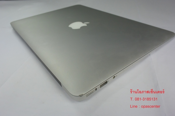 ลดราคา-โน้ตบุ๊ค MacBook Air 13นิ้ว mid2013 Core i5 1.3GHz Ram4G HDD128GB ที่ชาร์ท กระเป๋า สภาพใหม่