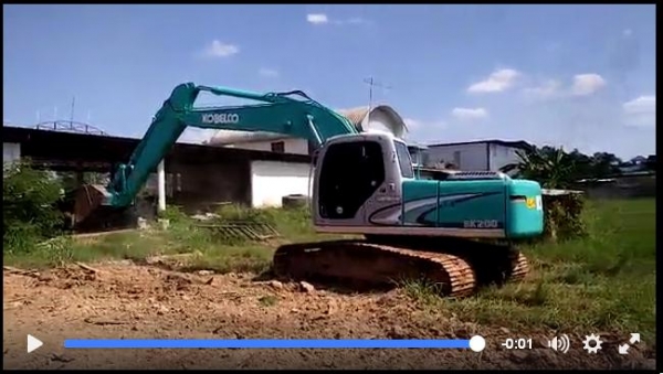 **1,180,000 บ.ต่อรอง/// แบคโฮ KOBELCO SK200 MARK 6 YN07 ไฟเต็ม เครื่อง+ปั้ม ดี แรง เร็ว เอวแน่น ช่วงล่าง75\% แอร์เย็น บอดี้สวย พร้อมใช้ เอกสารอินวอย **ขาย KOBELCO MARK-6 SK200 YN-07 แบคโฮสภาพสวยๆ พร้อมลุย มีอินวอย HYD.EXCAVATOR KOBELCO SK200 YN 07 MARK lV
