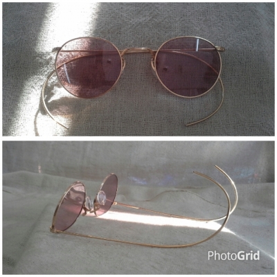 แว่นตาอเมริกันคลาสสิคยุค 1940s โกลด์ฟิลด์ 12 K Vintage AO Fue Vue handmade in USA