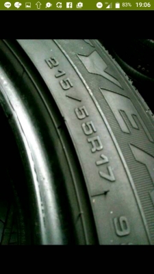 215/55R17 GOODYEAR DURAPLUS ปี14 ชุด 4 เส้น tel. 081-427-3941 215/55R17 GOODYEAR DURAPLUS ปี14 ชุด 4 เส้น tel. 081-427-3941