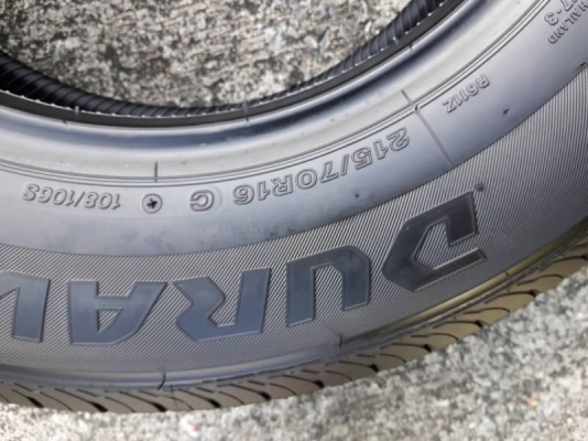 ยางbridgestone 215/70/16 ปี16 ชุดล่ะ11,000