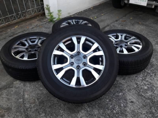 ล้อford ขอบ18 พร้อมยาง bridge stone 265/60/18 ปี15 ชุดล่ะ15000