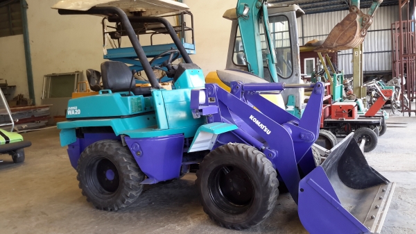 ขายรถตักดินล้อยาง