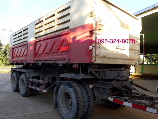 ขายรถพ่วงดัมพ์ Hino โปรเฟีย เครื่อง 280 แรง ปี 54 ติด GAS NGV 8 ถัง กระบะดัมพ์สามมิตร ลูก 3 เพลาแท้ ทะเบียนพร้อม ขายรถพ่วงดัมพ์ Hino โปรเฟีย เครื่อง 280 แรง ปี 54 ติด GAS NGV 8 ถัง กระบะดัมพ์สามมิตร ลูก 3 เพลาแท้ ทะเบียนพร้อม