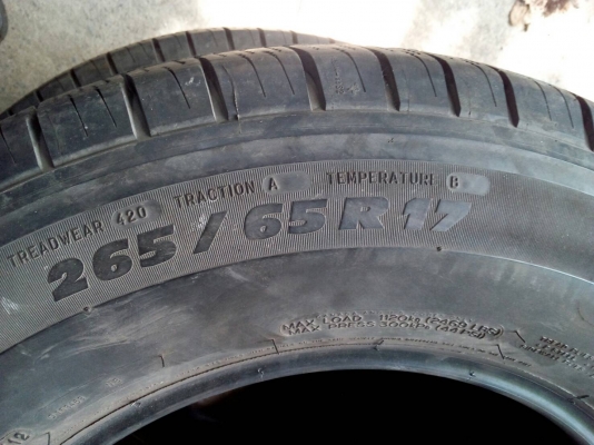 265/65R17  MICHELIN  CROSSTERRAIN  ชุด 4 เส้น  tel. 081-427-3941