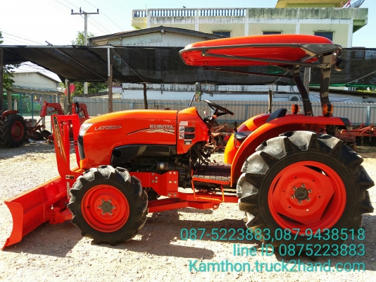 ปัญญาแทรคเตอร์..จัดมาให้ครับ ด่วน!!!คูโบต้า L4708SP พร้อมใบมีดคานล่างFD185พร้อมผาน6&times;24 เฮฟวี่พลัส ยางใหม่4เส้นสภาพพร้อมใช้