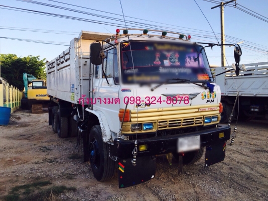 ขายรถสิบล้อดัมพ์ HINO sumo227 วางเครื่อง 3m-240 แรง เกียร์ 3m เบรคจิฟฟี่ กระบะดัมพ์โคราช ยางใหม่ ทะเบียนพร้อม