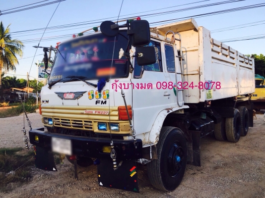 ขายรถสิบล้อดัมพ์ HINO sumo227 วางเครื่อง 3m-240 แรง เกียร์ 3m เบรคจิฟฟี่ กระบะดัมพ์โคราช ยางใหม่ ทะเบียนพร้อม