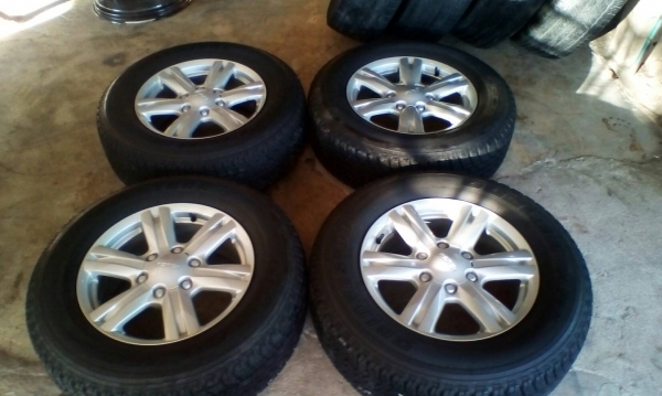 ล้ออีซุซุ MU X ขอบ17 พร้อมยาง ล้อเก่าเทิร์นได้