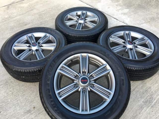 อีชูสุดีแม็กบลูเพาเวอร์ ขอบ18 เอ็กชีรี่สีรมดำพร้อมยางป้ายแดง