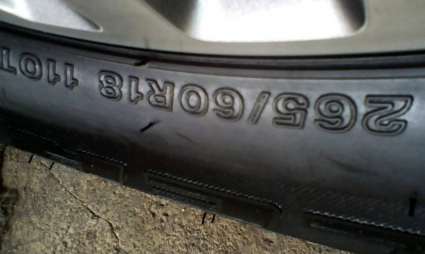 ล้อแม็ก FORD everest ขอบ 18 พร้อมยางใหม่ๆ ล้อเก่าเทิร์นได้