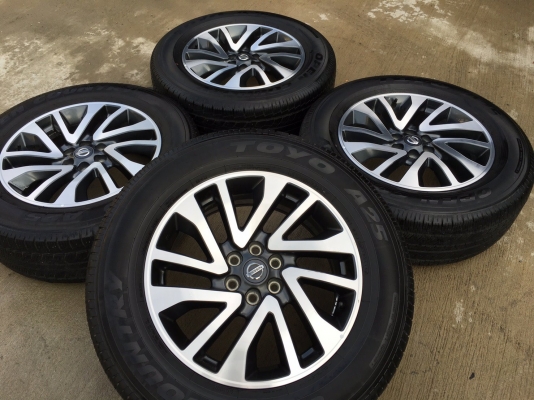 ล้อแม็ก NAVARA ขอบ18 พร้อมยาง ชุดที่2