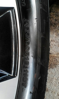 ล้อแม็กพร้อมยาง เชฟโรเลต เทรลเบลเซอร์ ใหม่ ถอดป้ายแดง