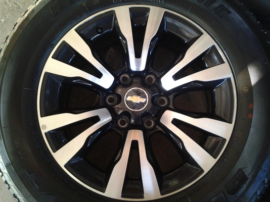 ล้อแม็กพร้อมยาง เชฟโรเลต เทรลเบลเซอร์ ใหม่ ถอดป้ายแดง