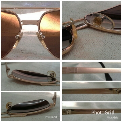 แว่นตาอเมริกัน &#039;รุ่นใหญ่&#039; ยุค &#039;80s Vintage RONSON handmade in USA บิ๊กไซซ์!