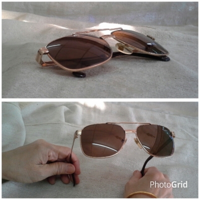 แว่นตาอเมริกัน &#039;รุ่นใหญ่&#039; ยุค &#039;80s Vintage RONSON handmade in USA บิ๊กไซซ์!